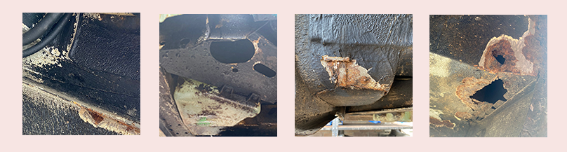 RustOust vehicle rust proofing work