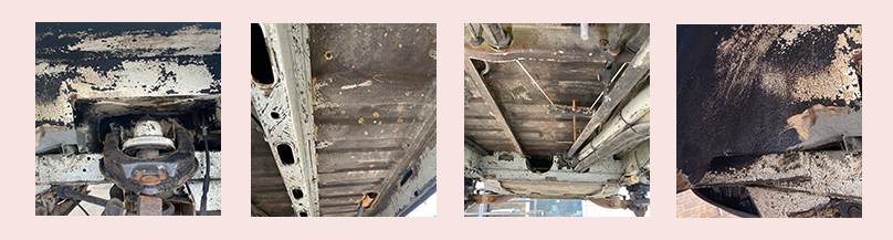 RustOust vehicle rust proofing work