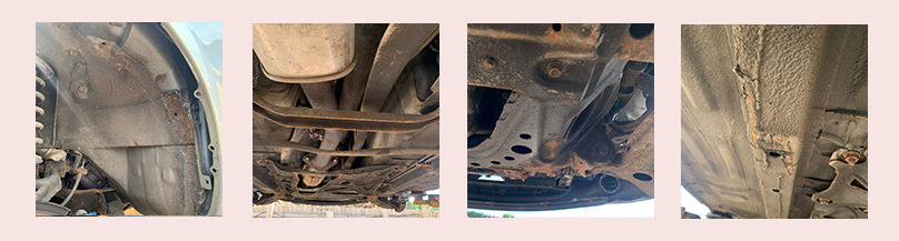 RustOust vehicle rust proofing work