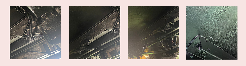 RustOust vehicle rust proofing work