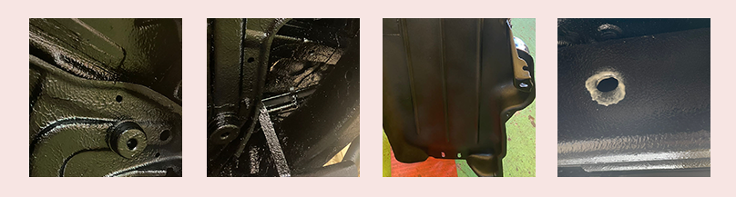 RustOust vehicle rust proofing work