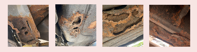 RustOust vehicle rust proofing work