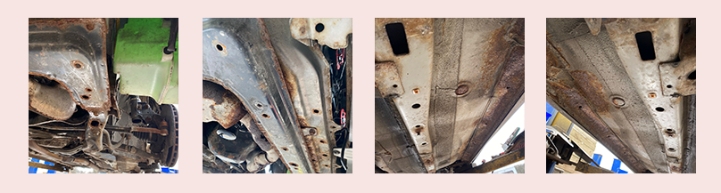 RustOust vehicle rust proofing work