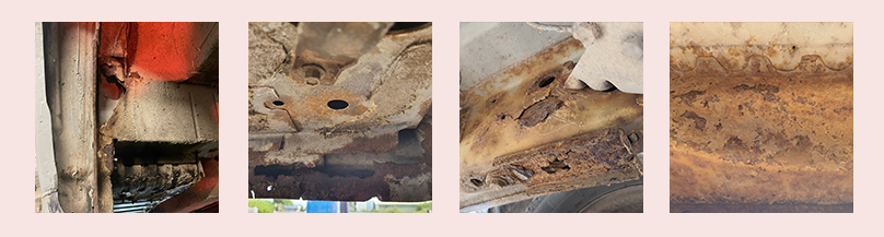 RustOust vehicle rust proofing work