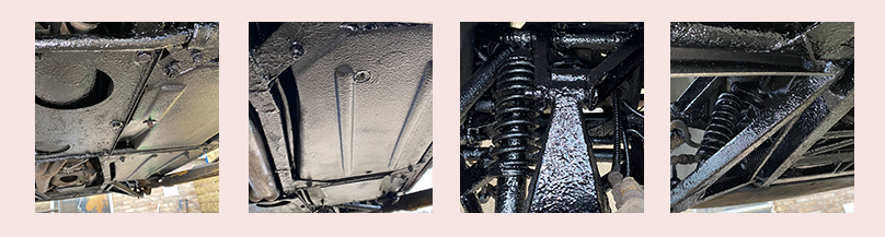 RustOust vehicle rust proofing work