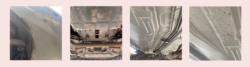 RustOust vehicle rust proofing work