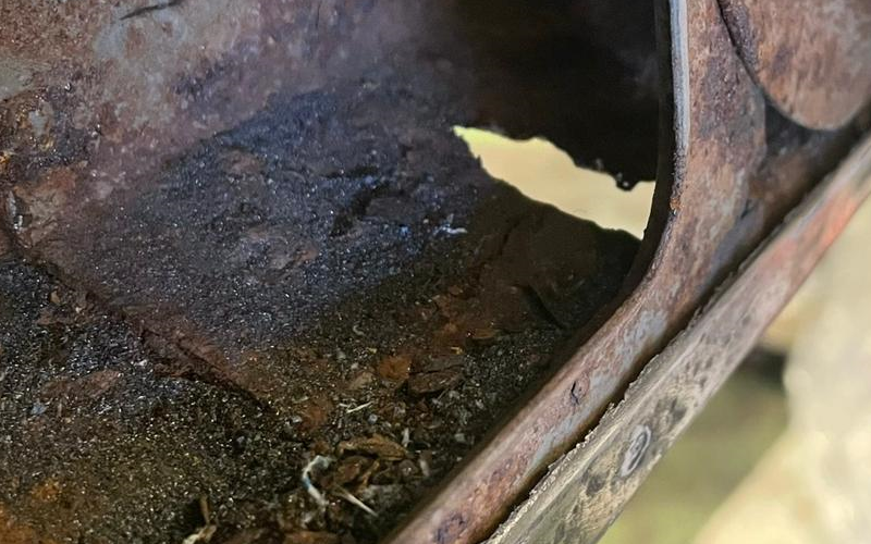 RustOust vehicle rust proofing work
