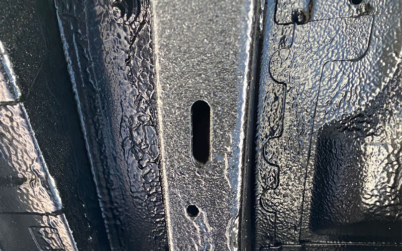 RustOust vehicle rust proofing work